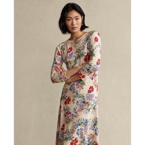 Polo Ralph Lauren Floral Henley Maxi Dress